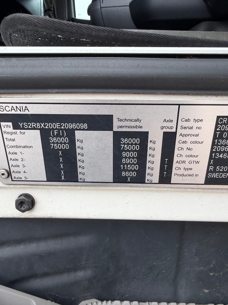 Scania R520LB8x2/4MNB kuva 9