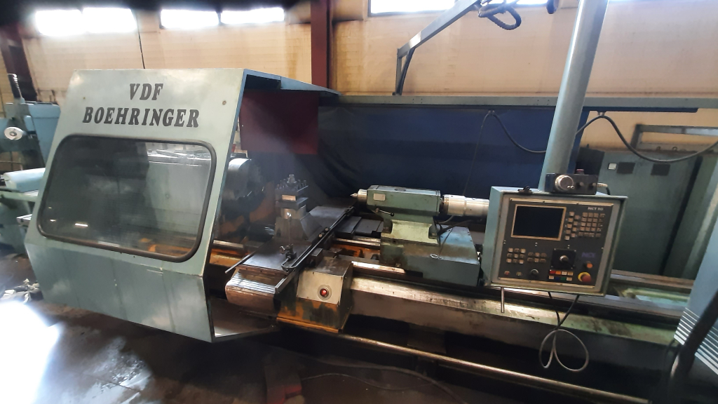 VDF BOHRINGER CNC ohjaus NCT 90 Kapasiteetti 1000/ 3000 Kelkalla 670 Karaporaus 128 Johteet hiottu