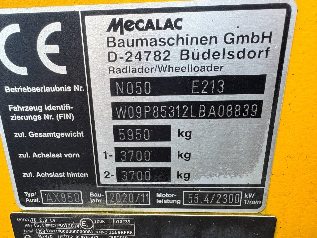 Mecalac AS 850 V kuva 11