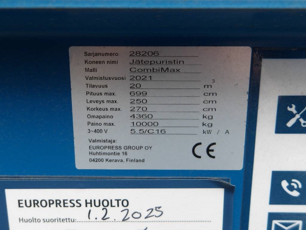 Europress Combimax 20 m3 kuva 7