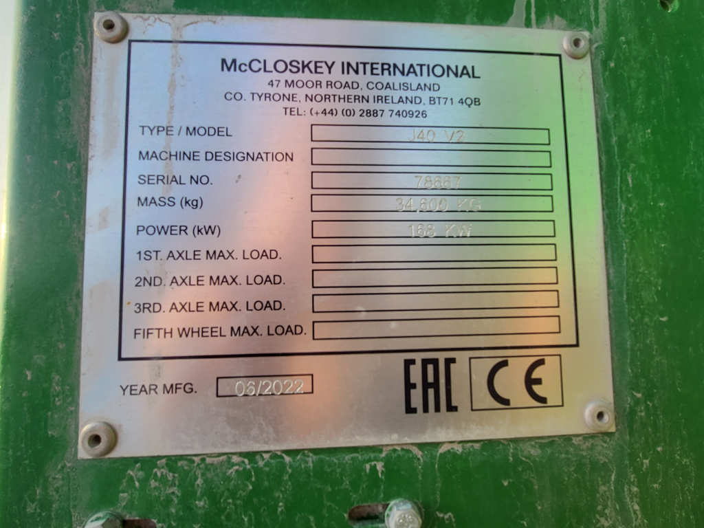 MCCLOSKEY J40 V2 kuva 6