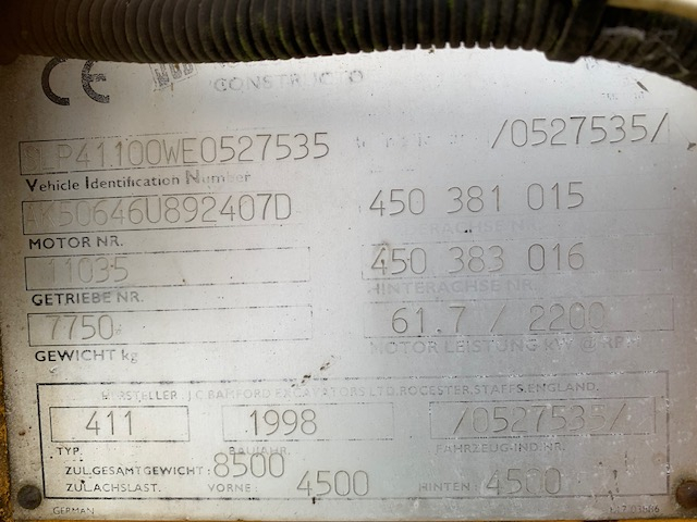 JCB 411 B kuva 9