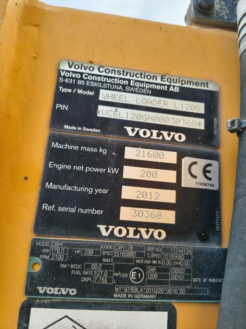 Volvo L120G kuva 9