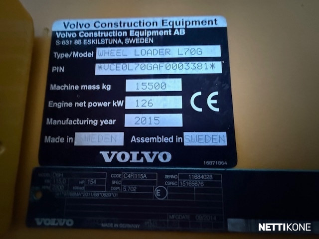 Volvo L70G kuva 16