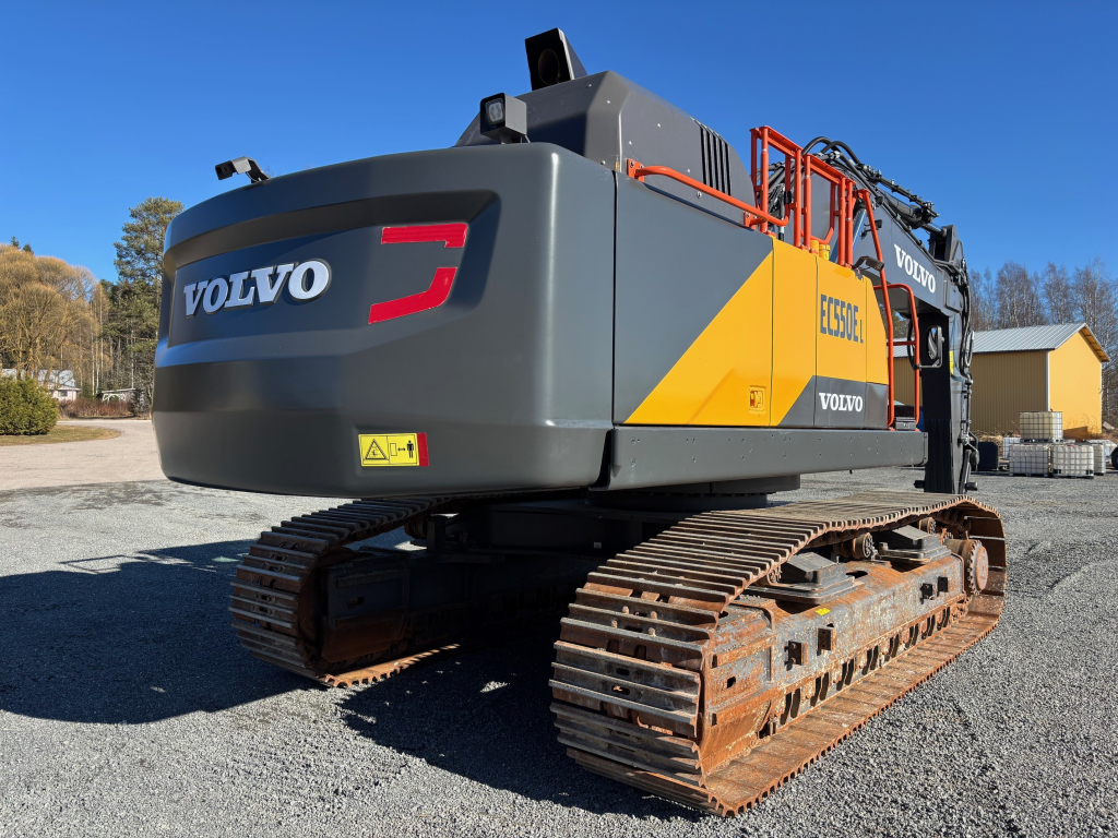 VOLVO EC550EL + 750MM TELAT + TÄYSPITKÄT OHJURIT + KAHDET HYDRAULIIKAT + RASVARI kuva 5