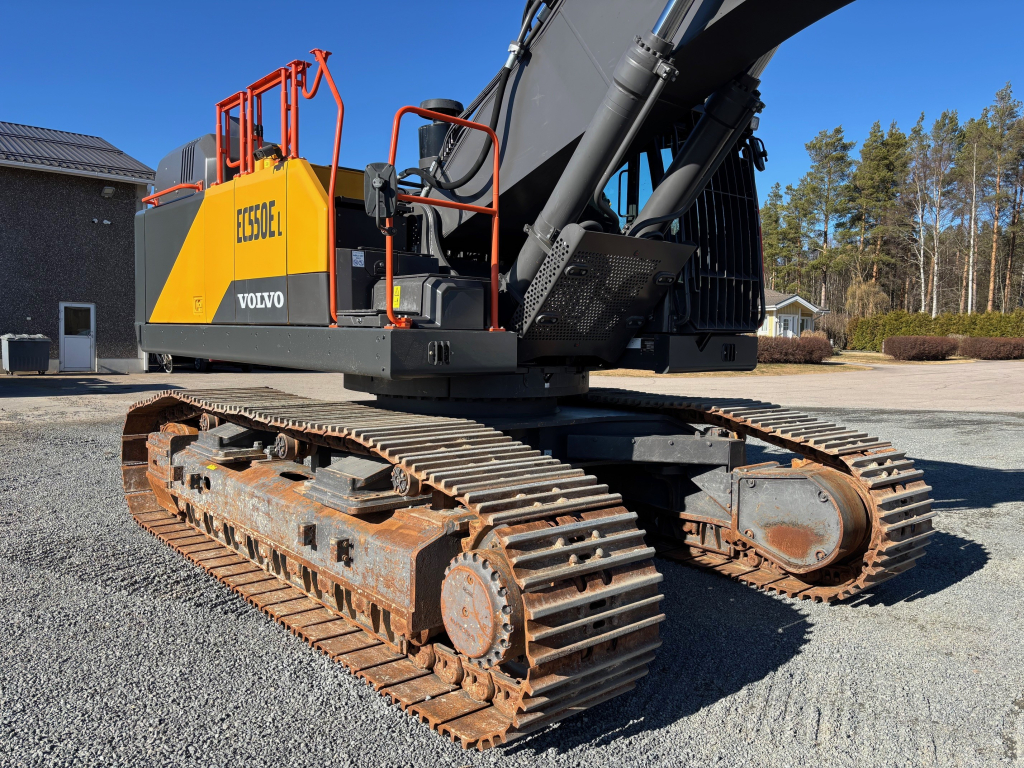 VOLVO EC550EL + 750MM TELAT + TÄYSPITKÄT OHJURIT + KAHDET HYDRAULIIKAT + RASVARI kuva 7