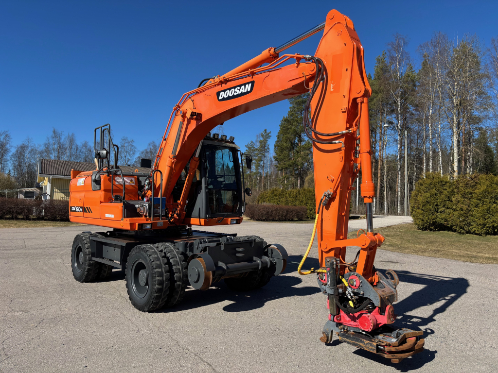 DOOSAN DX160W-3 Raupenmaschine + Fett + Heizung + Probo Indexator R6 mit Zange kuva 6