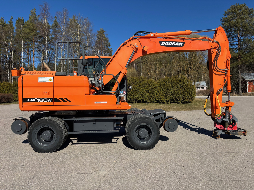 DOOSAN DX160W-3 Raupenmaschine + Fett + Heizung + Probo Indexator R6 mit Zange kuva 8