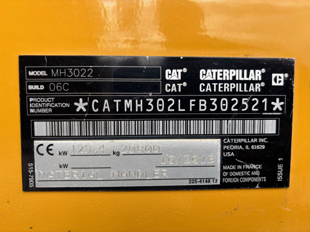 CATERPILLAR MH3022 + tõstev kabiin + määre + SOOJENDUS + KAKS PROBO HÜDRAULIkat kuva 15