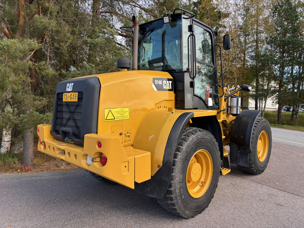 CATERPILLAR 914K + VOLVO SNABBKOPPLING + YTTERLIGARE HYDRAULIK + FETT + LUFTKONDITIONERING kuva 4