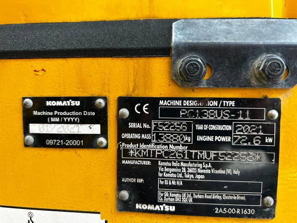 Komatsu PC 138 US-11 / Małe godziny, świetna maszyna! kuva 13