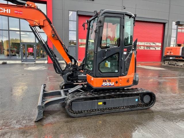 Hitachi ZX 55 U-6 / Engcon + Pliers, Grease, 3 Buckets kuva 3