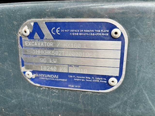Hyundai HX 160 L /  ENGCON, RASVARI, LÄMMITIN kuva 18