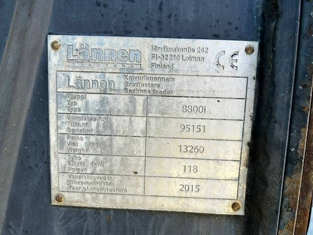 Lännen 8800 / Engcon Kronospylväsnostin Ym.. kuva 19