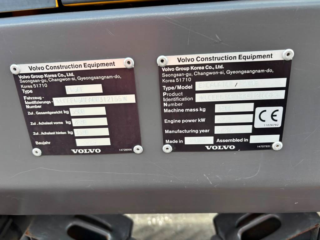 Volvo EW 60 E / Tiltti+Pihdit,4 Lisälaitetta, HIENO !!!! kuva 10