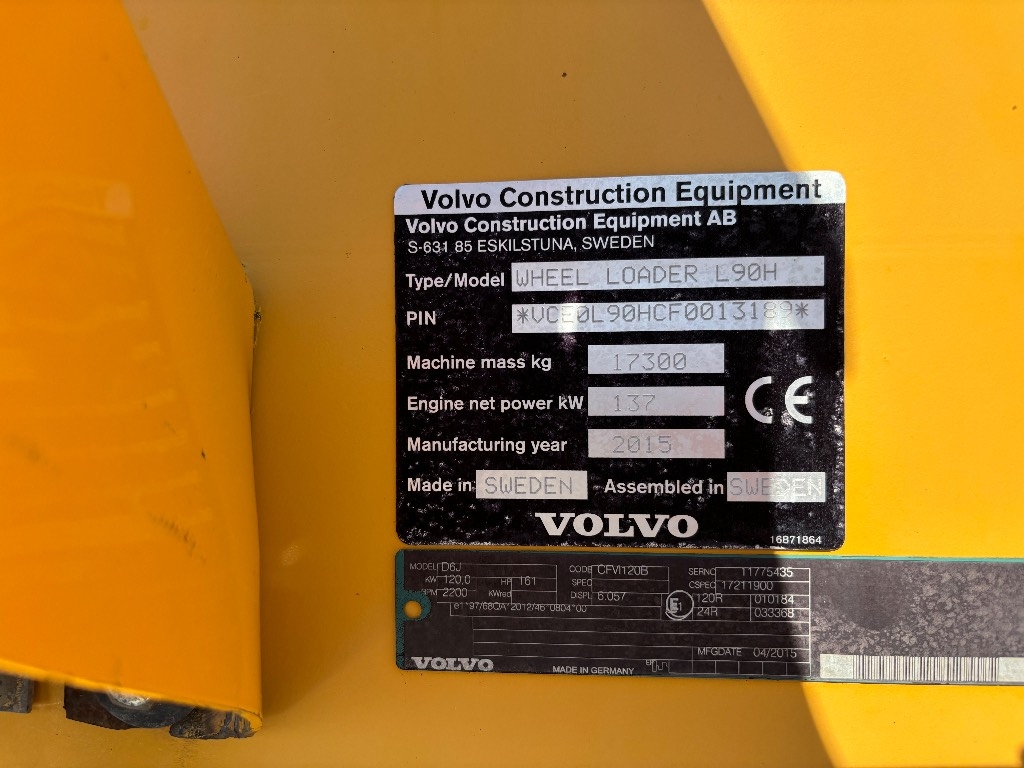 Volvo L 90 H / Rasvari, Hyvät renkaat, 1-omistaja! kuva 9