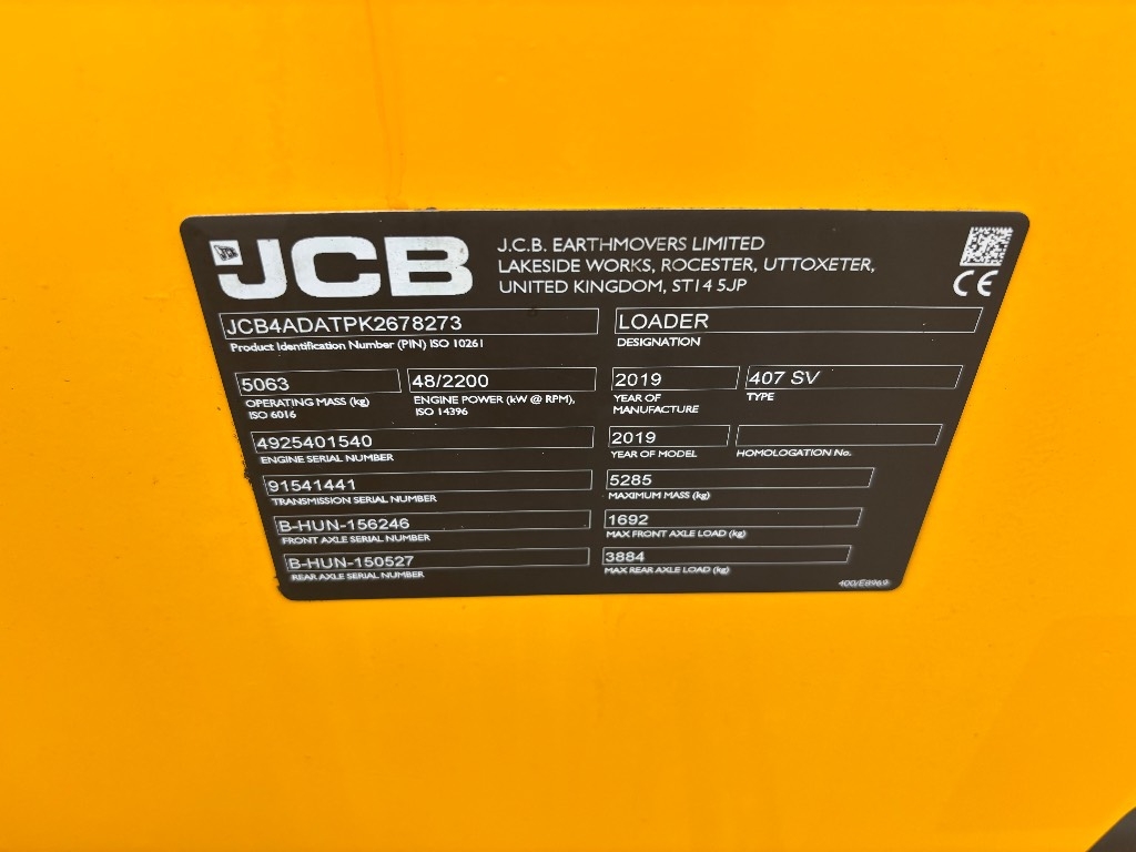 JCB 407 / Топ обладнання, Stage V kuva 13